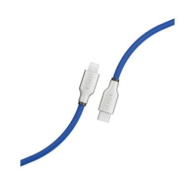 Levelo USB-C To Lightning MFi 1.1M Cable - Blue