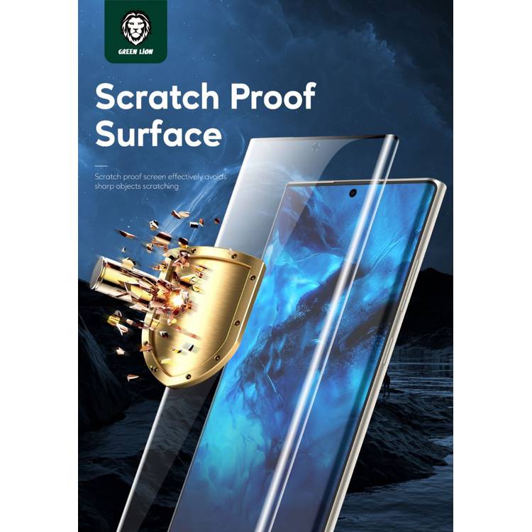Green Lion 3D Edge Glue Full Round Protection Tempered Glass - Clear