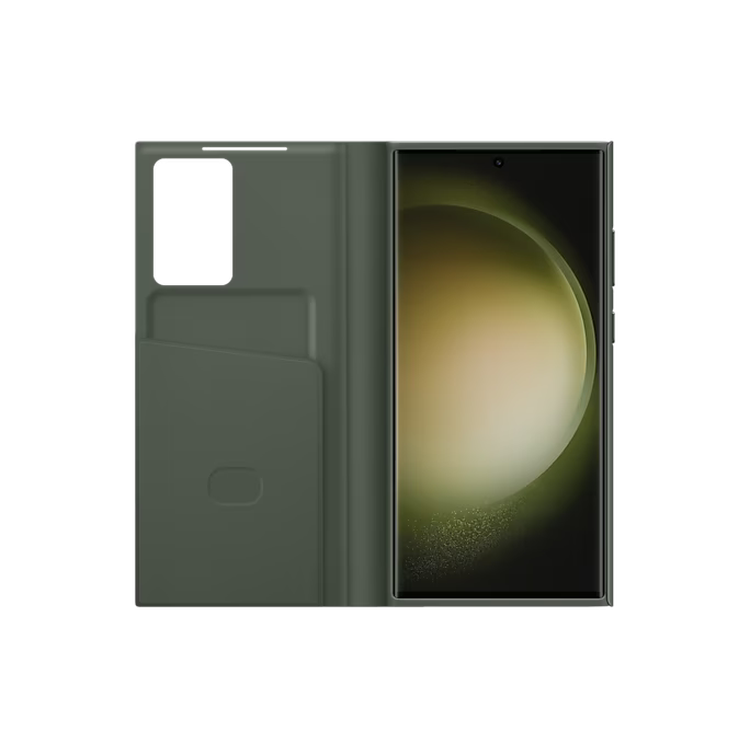 Samsung Galaxy S23 Ultra Smart View Wallet Case - Green (ZS918CG-GN)