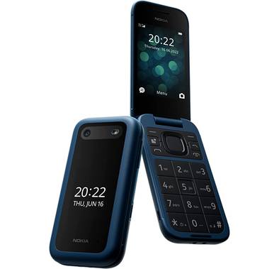 Nokia 2660 Flip 4G, Dual SIM  - BLUE MIDDLE EAST VERSION