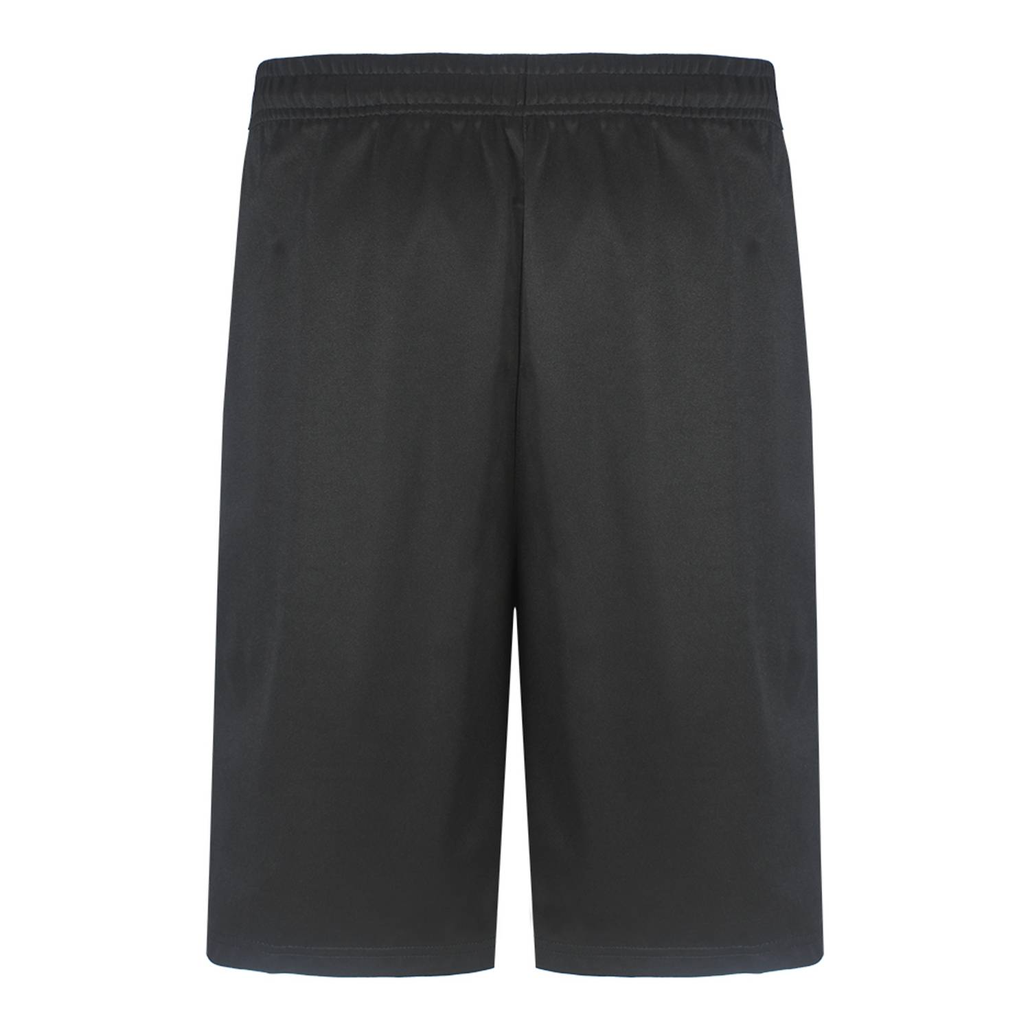 Plain black soccer shorts top