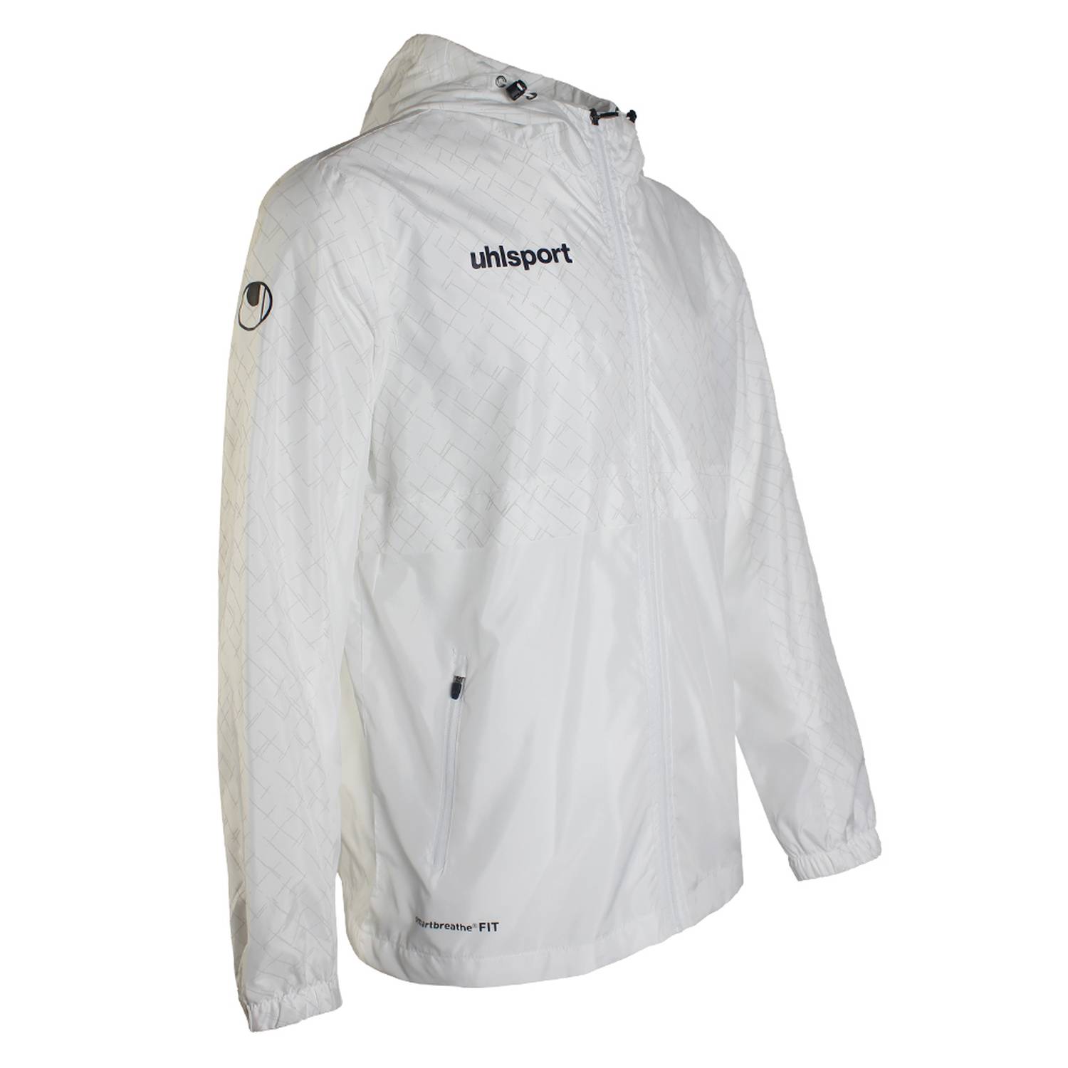UHLSport Men s Waterproof Rain Jacket White L JK 2389WL