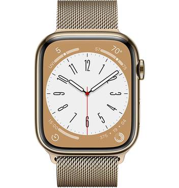 Gold steel apple watch hotsell