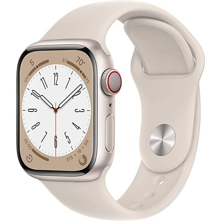 Apple watch series 8 GPS Cellular Starlight Aluminum Case