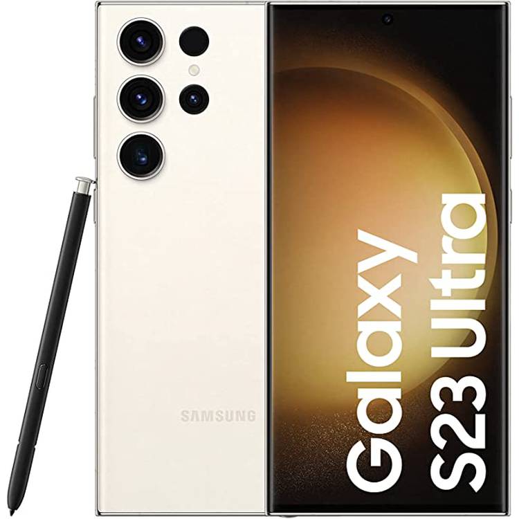 使い勝手の良い Samsung Galaxy 256GB - Cream - version east middle Ultra S23 スマートフォン本体