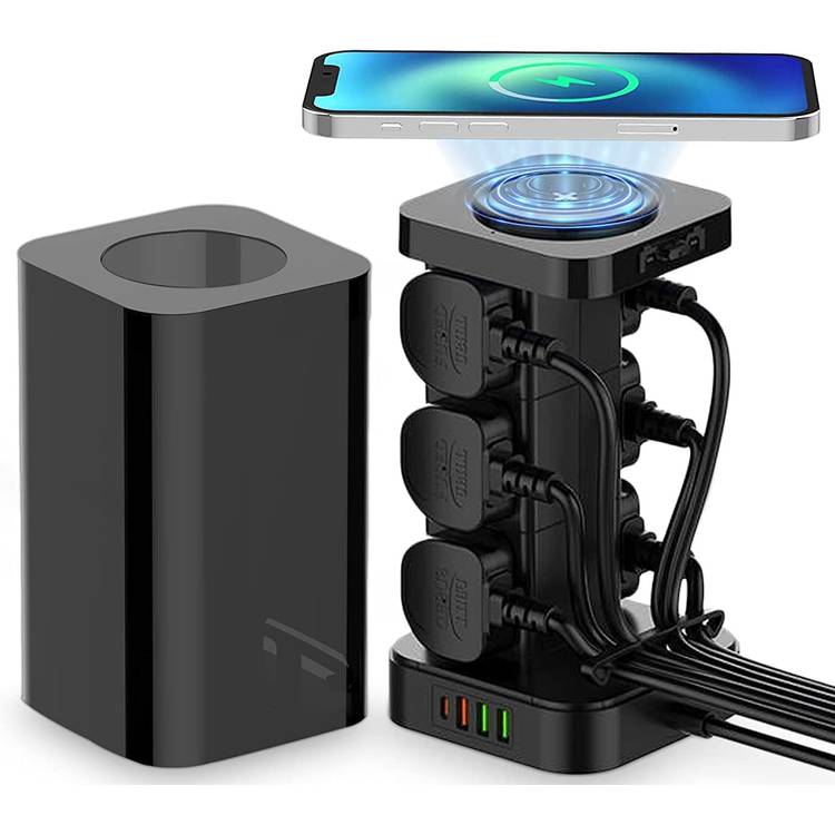 LDNIO 11 in 1 power station with wireless charger