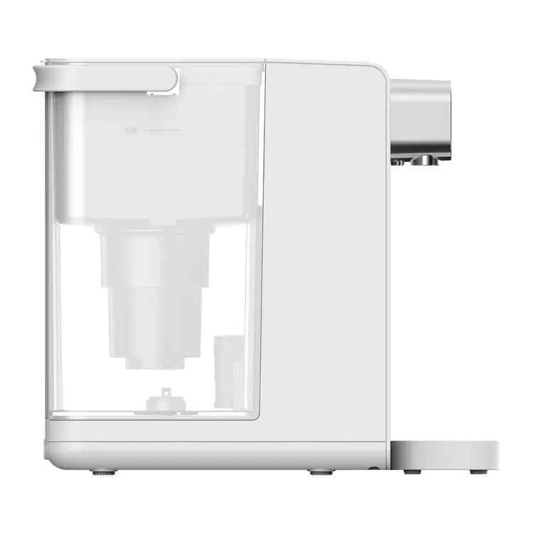 Porodo Lifestyle Instant Hot Water Dispenser with Automatic Ambient Lighting, 10-Second Instant Heating, 4 Levels Temperature Adjustment - White