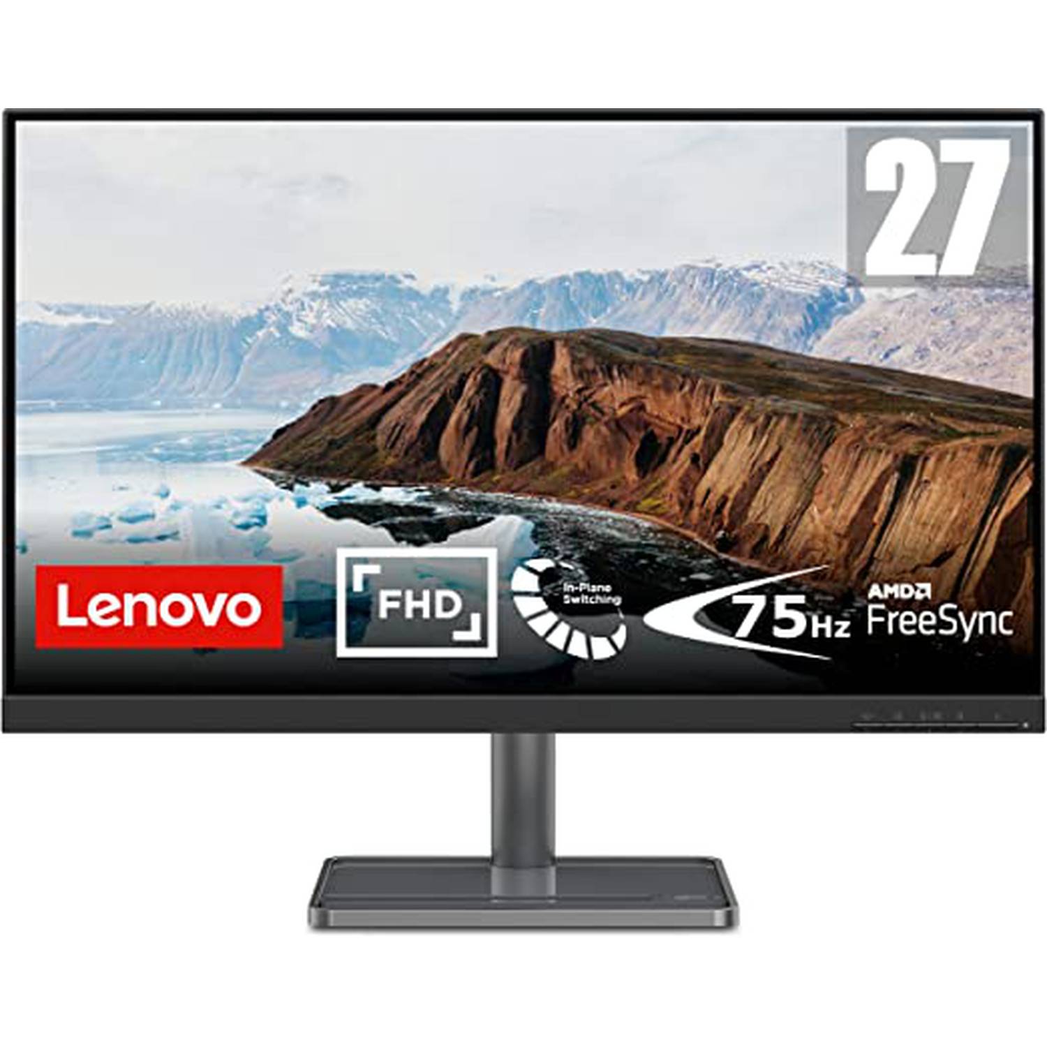 超歓迎 27 Lenovo Inch (L27I-30) L27I-30 Monitor HD Full ディスプレイ・モニター本体