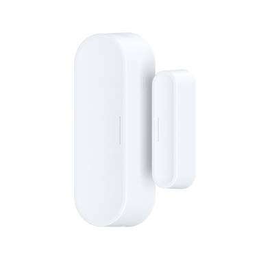 Porodo Lifestyle Smart Sensor for Door & Window, 0°C to 40°C Working Temperature, 45m Wi-Fi Range, Voice Assistant, 3500 Cycles per Year Battery Life - White