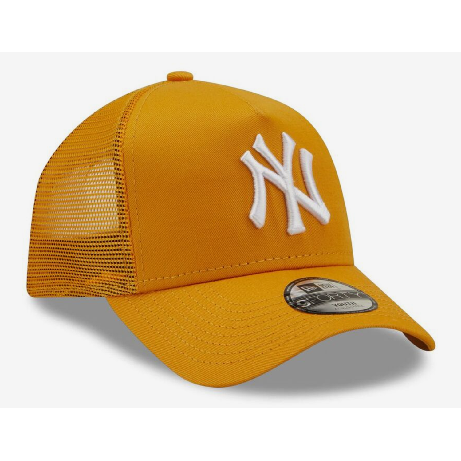 New Era 60358065 Tech Ripstop New York Yankees Trucker Cap Orange Man