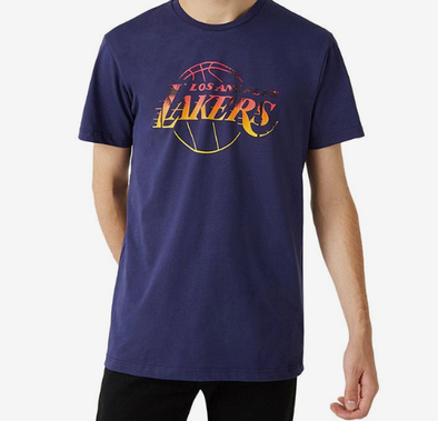 NBA LA LAKERS INFILL TEAM LOGO JERSEY 'BLACK