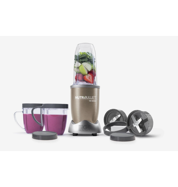 NutriBullet Pro 12 Piece Blender Mixer Gold Supercharged Extractor