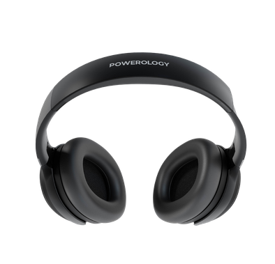 Powerology Noise Cancellation Headphone - Black