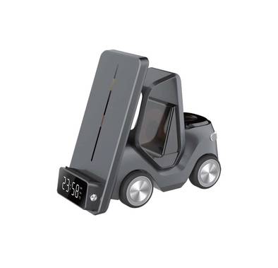 Green Lion Forklift 5 in 1 Wireless Charger  - Black