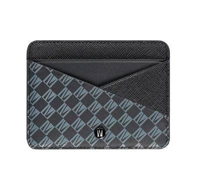 Levelo Tuxedo Leather Wallet with Genuine Leather Material, 6 Card & Cash Slots, Pocket Size, Easy to Carry - Black