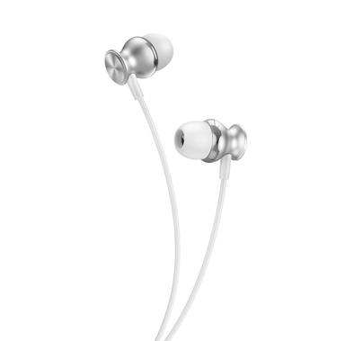 Green Lion Metal Earphone 3.5mm - White