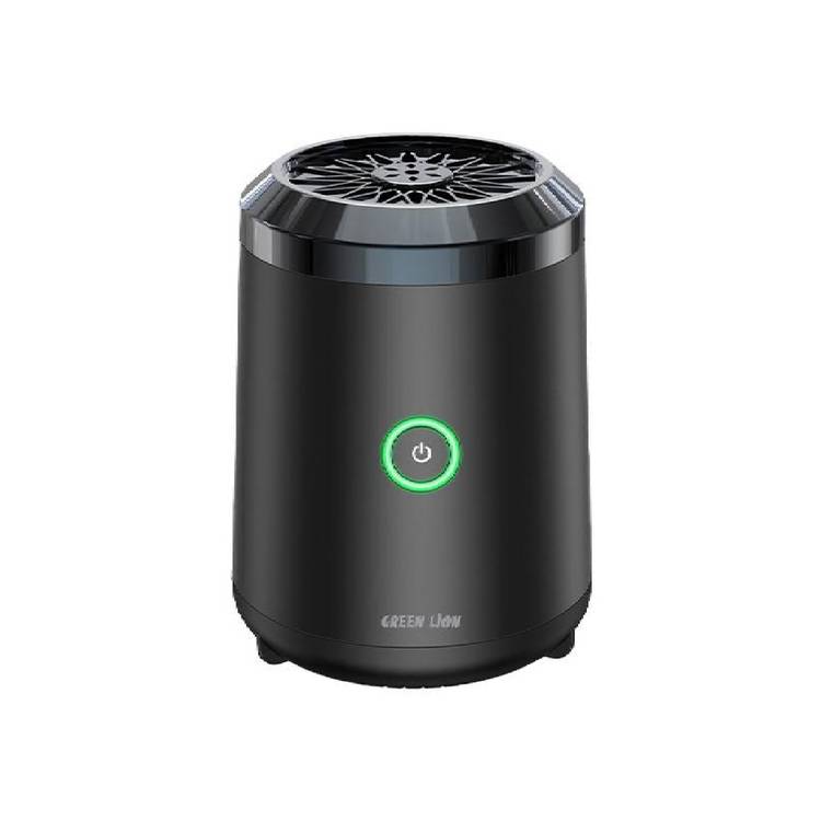 Green Lion Mini Bakhour 2 High Quality Incense Burner, 2000 mAh Battery Capacity, Type-C Charging, 15 Times Per Charging Working Time, Accompanied by Fragrance - Black