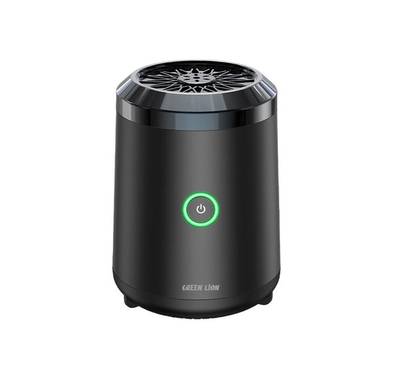 Green Lion Mini Bakhour 2 with Off Protection Mechanism, High-Quality Incense Burner, 2000mAh Battery Capacity, 10-15 Times of Operation, Compact & Portable Design, Type-C Charging Port - Black