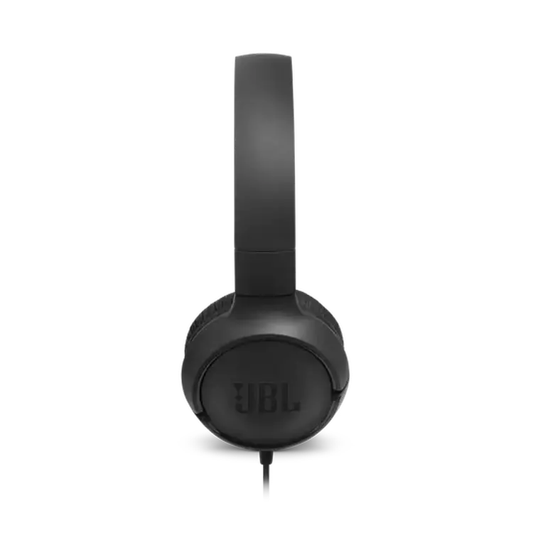 Auricular Jbl T500 Pure Bass Con Cable Vincha Manos Libres Black Headphones
