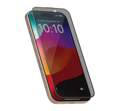  Levelo Privacy  Soft Edge Twice-Tempered Glass for iPhone 15 - Black