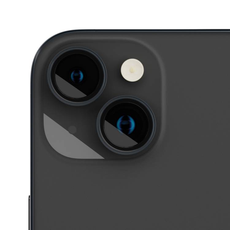  Levelo Lucent Duo 9H Hardness Camera Lens Protector for iPhone 15 / 15 Plus, Perfect Fit, 9H Hardness, Explosion Proof, Easy Install & Removal, Anti-Scratch & Anti-Drop - Graphite