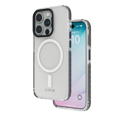 Levelo FlexiGuard MagSafe Transparent Case for iPhone 15 ...