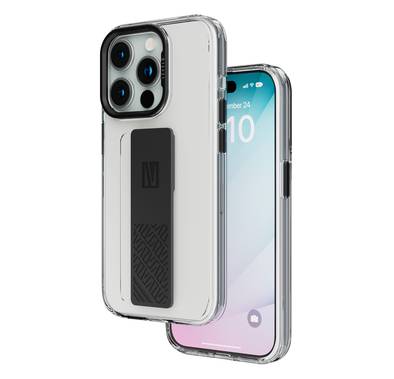 Graphia IMD Silicone Grip Case For iPhone 15 Pro Max - Black