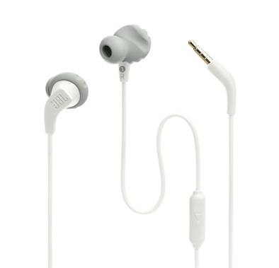 Buy JBL Endurance Run 2 Wired Waterproof Sports In Ear Earphone in UAE IPX5 White Color ENDURRUN2WHT