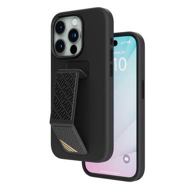 Levelo Morphix Silicone Case with Leather Grip for iPhone...