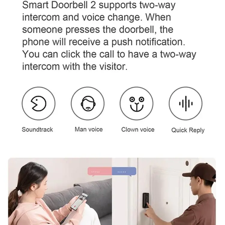 Xiaomi mijia intelligent sale video doorbell