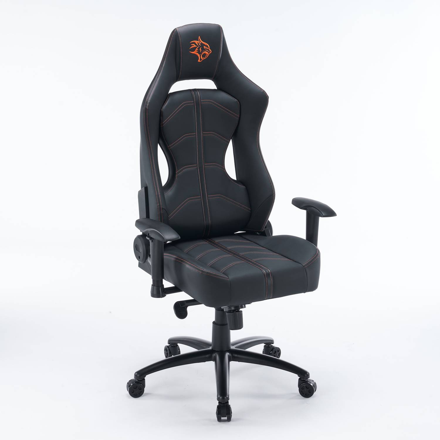 Brassex phoenix ergonomic faux leather pedestal gaming chair discount