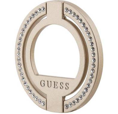 Guess Magsafe Ringstand with Rhinestones - Gold