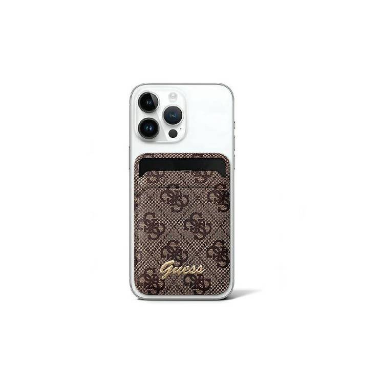 Guess Wallet Cardslot Magsafe Stand 4G Classic - Brown
