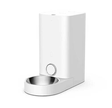 PETKIT Fresh Element Mini Smart Pet Feeder with 2.8L Capacity, Dual Fresh Lock System, Up to 10 Times Usage per Day, Automatic Dosing, Smart Feeding - White