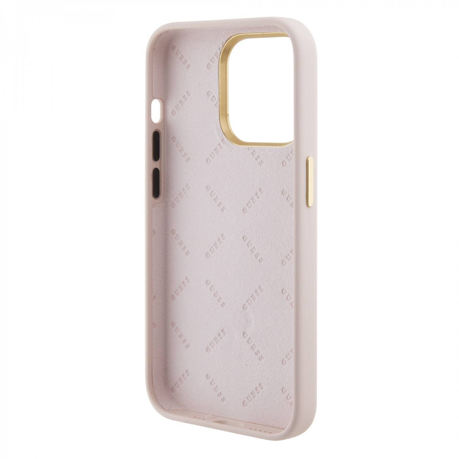 Guess Grip Stand 4G Triangle Strass case for iPhone 15 Pro Max