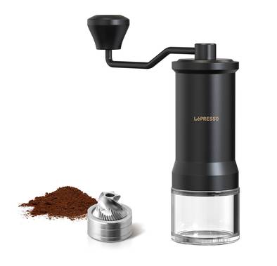 LePresso Black Manual Coffee Grinder