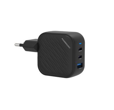 Powerology  USB-A and USB-C Ports GaN PD Wall Charger EU