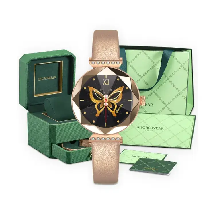 Green Lion Swarovski Smart Watch For Sale GNSWAROSWRGD