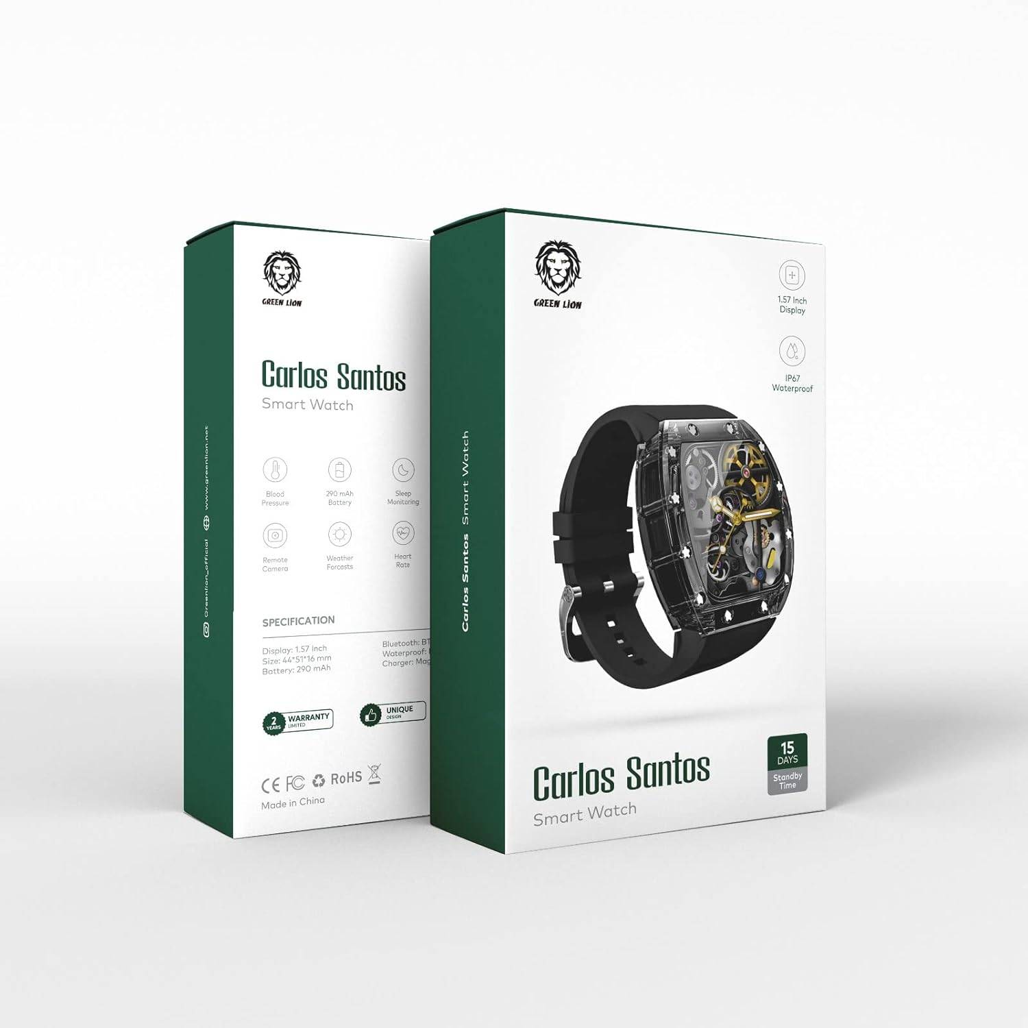 Green Lion Carlos Santos Smartwatch - OTC.LK