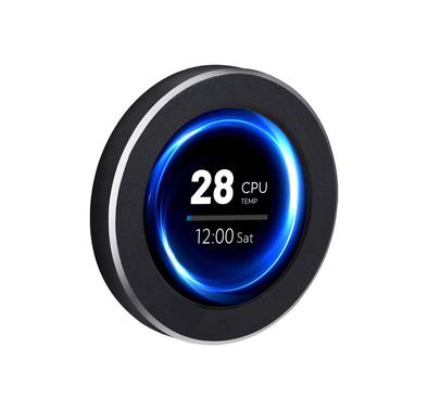 Porodo Gaming 2.1  Dia Mini Black PC Health Monitor 9PIN Plug & Play Macro Software