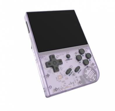 Green Lion GP PRO Gaming Console with Vibration Motor, Gamepad Connection, HDMI Output, Linux System, 7 Hours Working Time, 64GB Storage, 640×480 Pixels Resolution, 3.5 Inches Screen - Purple