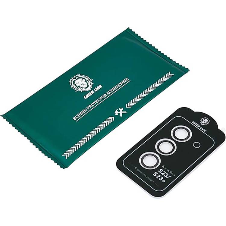 Green Lion Camera Lens Shield for Samsung Galaxy S23/S23 Plus - Clear