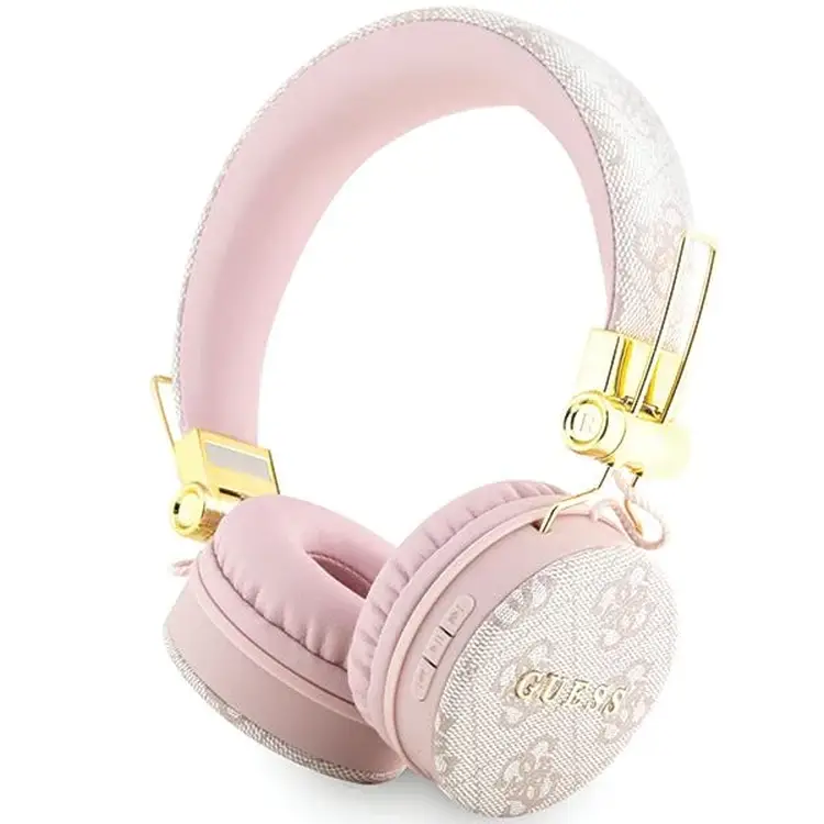 Shop Guess Wireless Headphones 4G PU Leather with Metal Logo