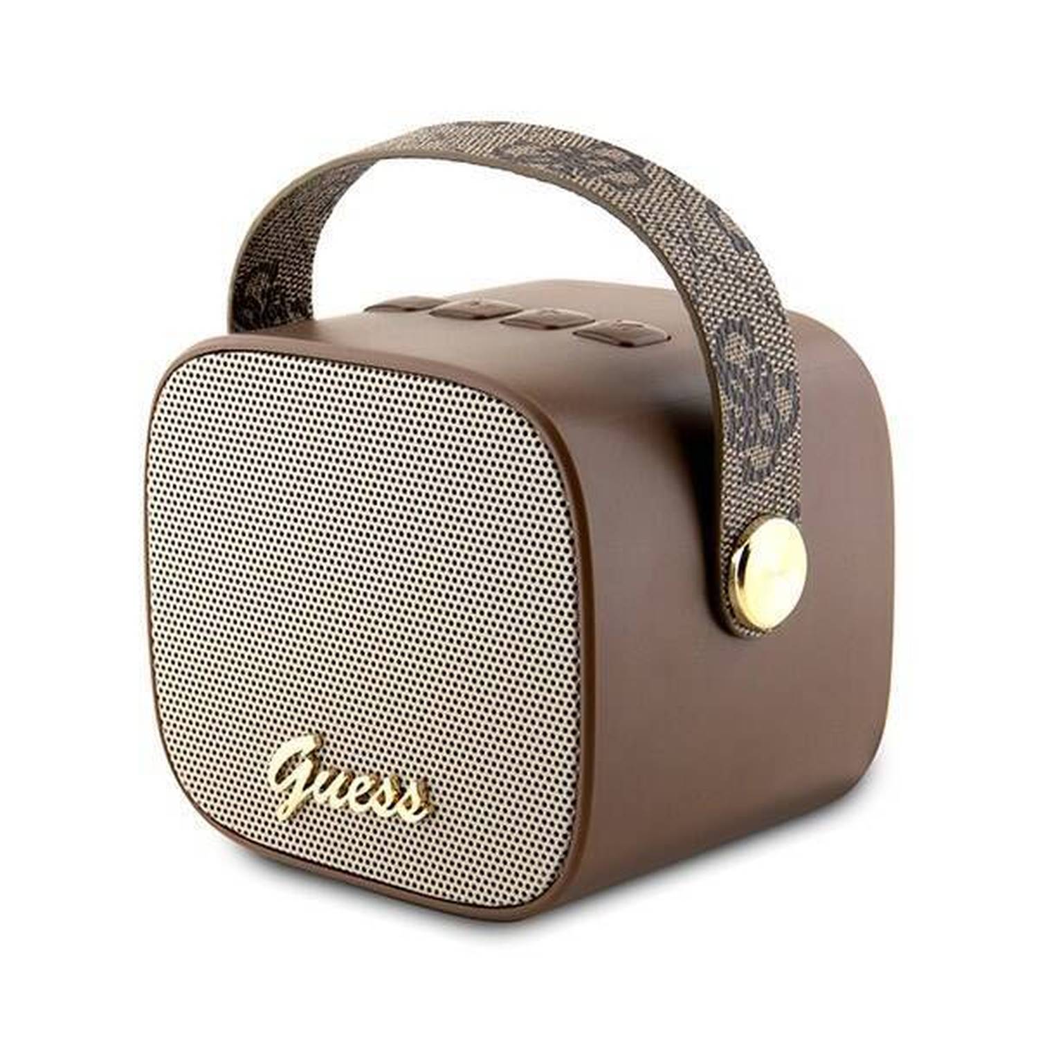 Buy Guess Wireless Speaker with Handle 5W PU 4G Leather Script