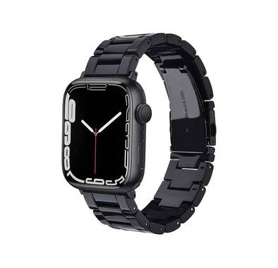 Green Lion Resin Watch Band For Apple Watch 42/44/45/49MM - Black