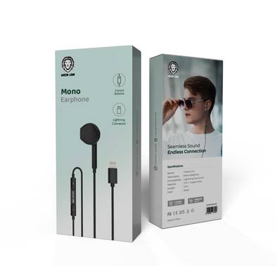 Green Lion Wired Mono Earphone With Lightning Connector  ...