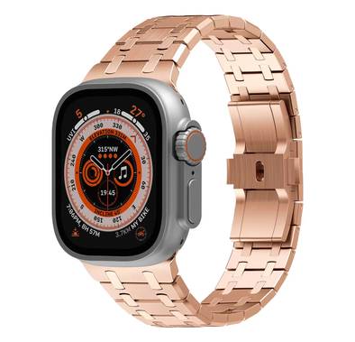 Levelo RoyalLink Stainless Steel Metal Watch Strap, Adjus...