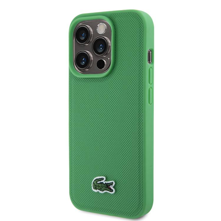 激安/新作 HC Green Lacoste Shop MagSafe Woven PU Pique Petit Iconic iPhoneアクセサリー