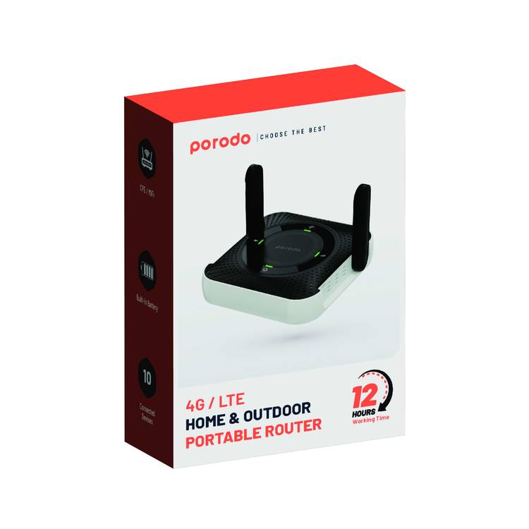 Porodo Home & Outdoor Portable Router in UAE | 10 Devices Connection ...