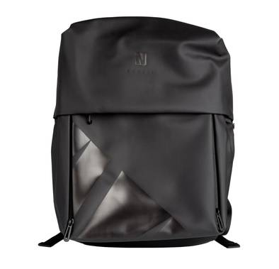 Levelo Opulence Universal Bag With Monograph PU Leather & LVL Signature Logo - Black